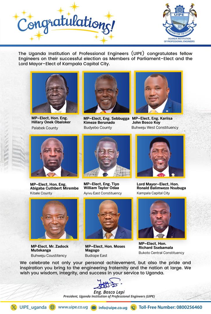 CONGRATULATIONS Hon.